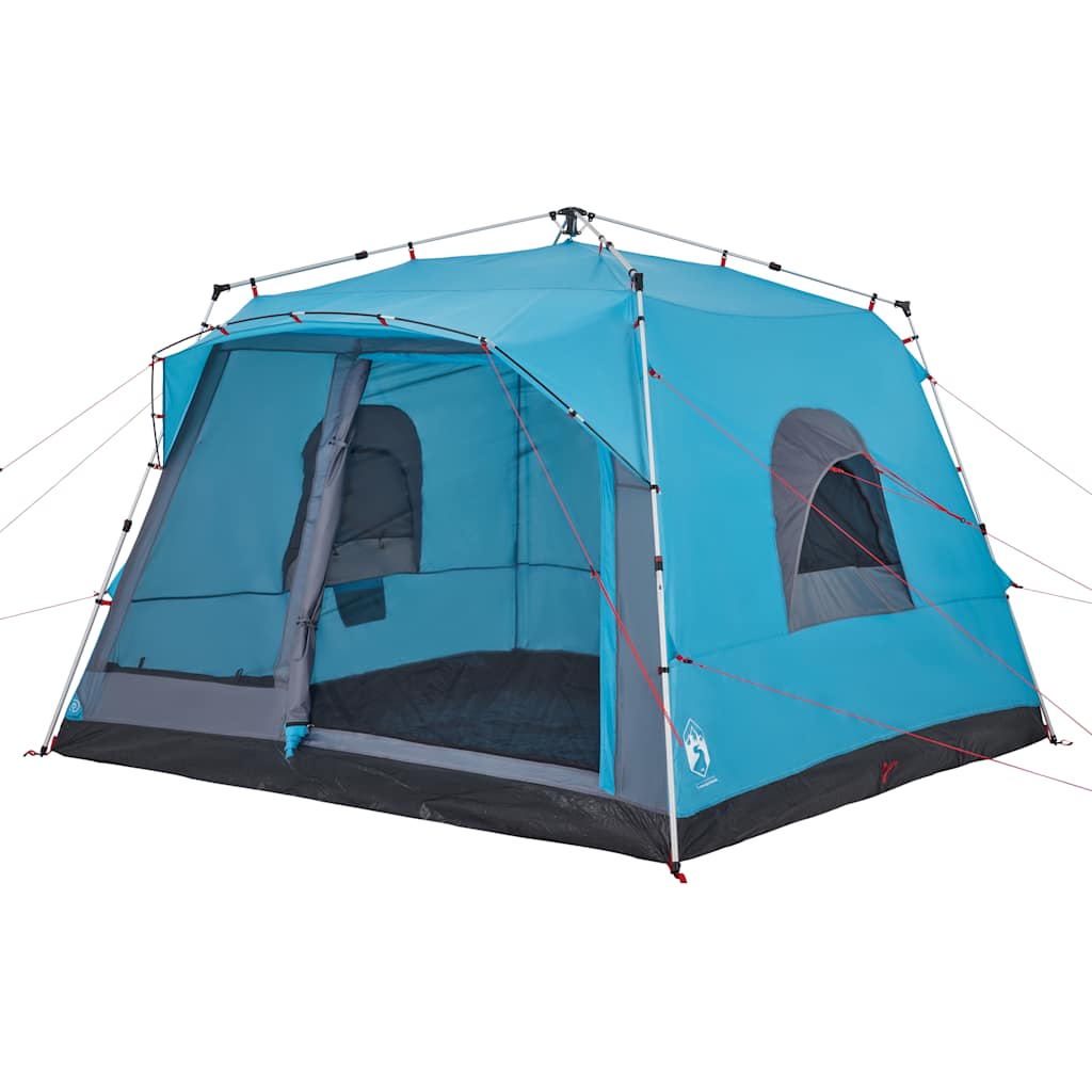 vidaXL Familienzelt für 7 Personen Blau Quick Release