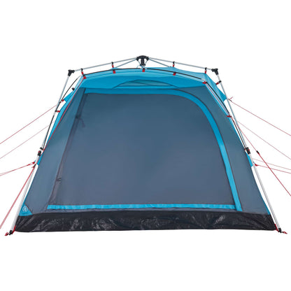 vidaXL Campingzelt 4 Personen Blau Quick Release