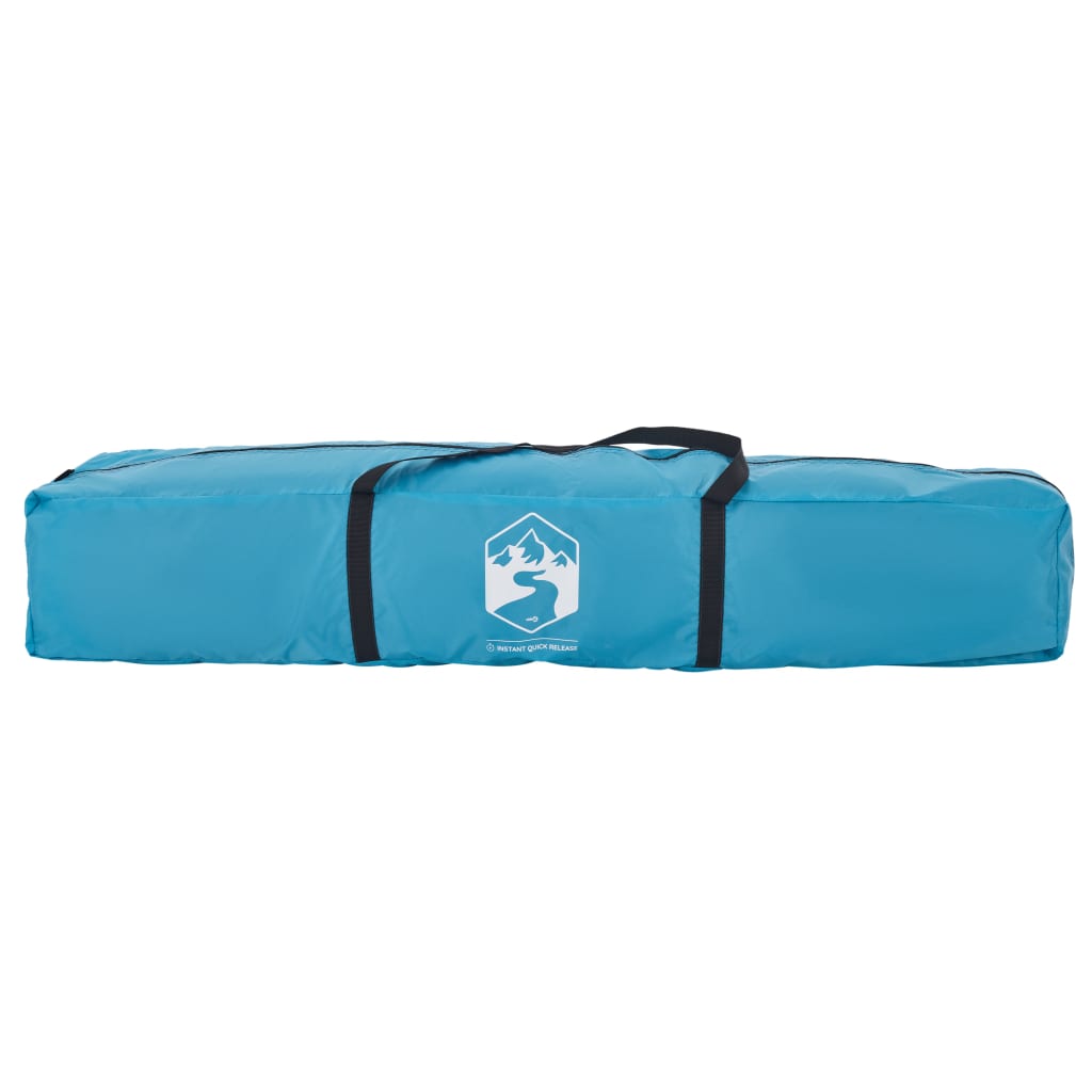 vidaXL Campingzelt 4 Personen Blau Quick Release