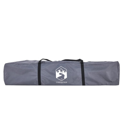 vidaXL Kuppel-Campingzelt 3 Personen Grau und Orange Quick Release