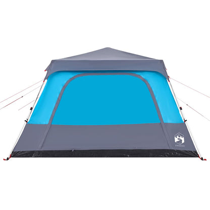 vidaXL Kuppel-Familienzelt 10 Personen Blau Quick Release