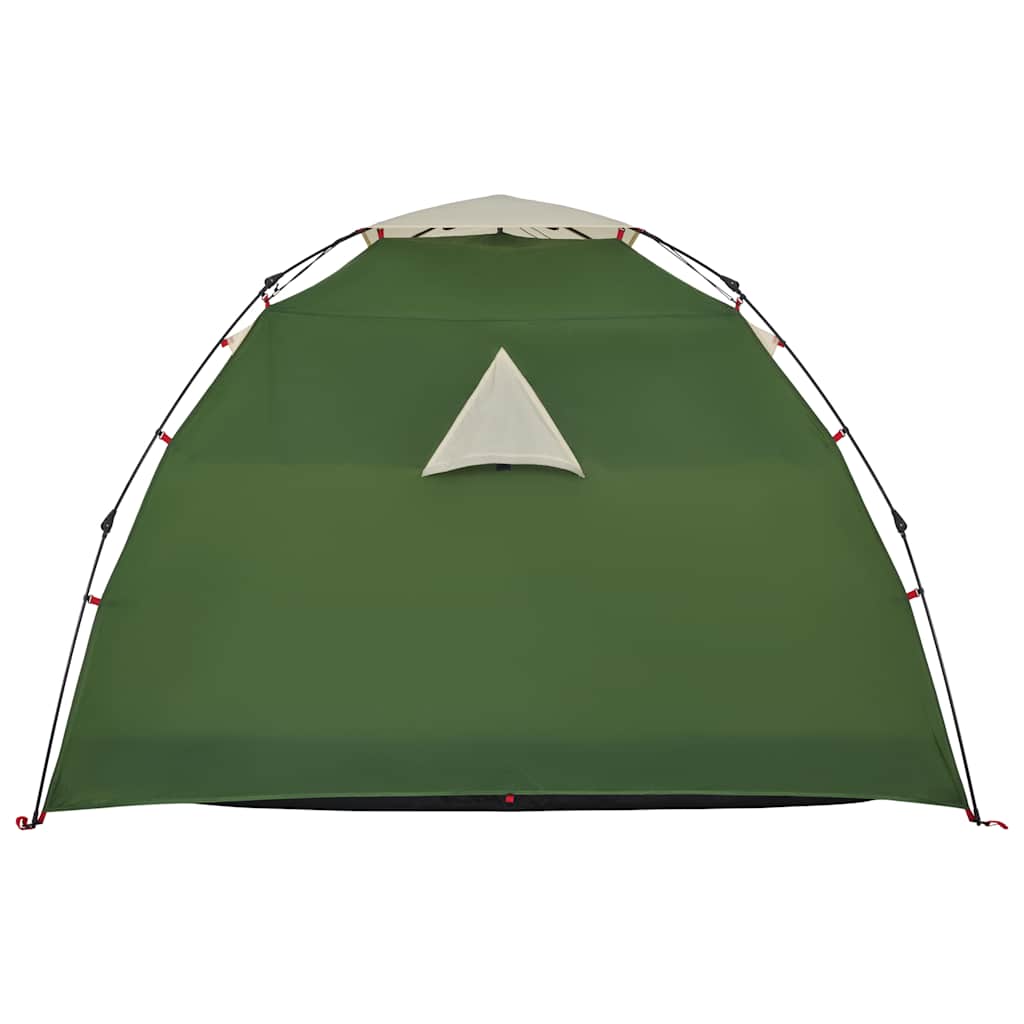 vidaXL Kuppel-Campingzelt 4 Personen Grün Quick Release