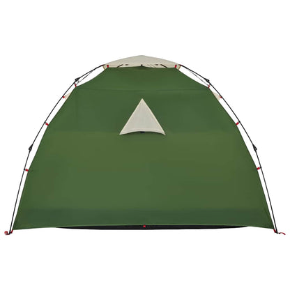 vidaXL Kuppel-Campingzelt 4 Personen Grün Quick Release