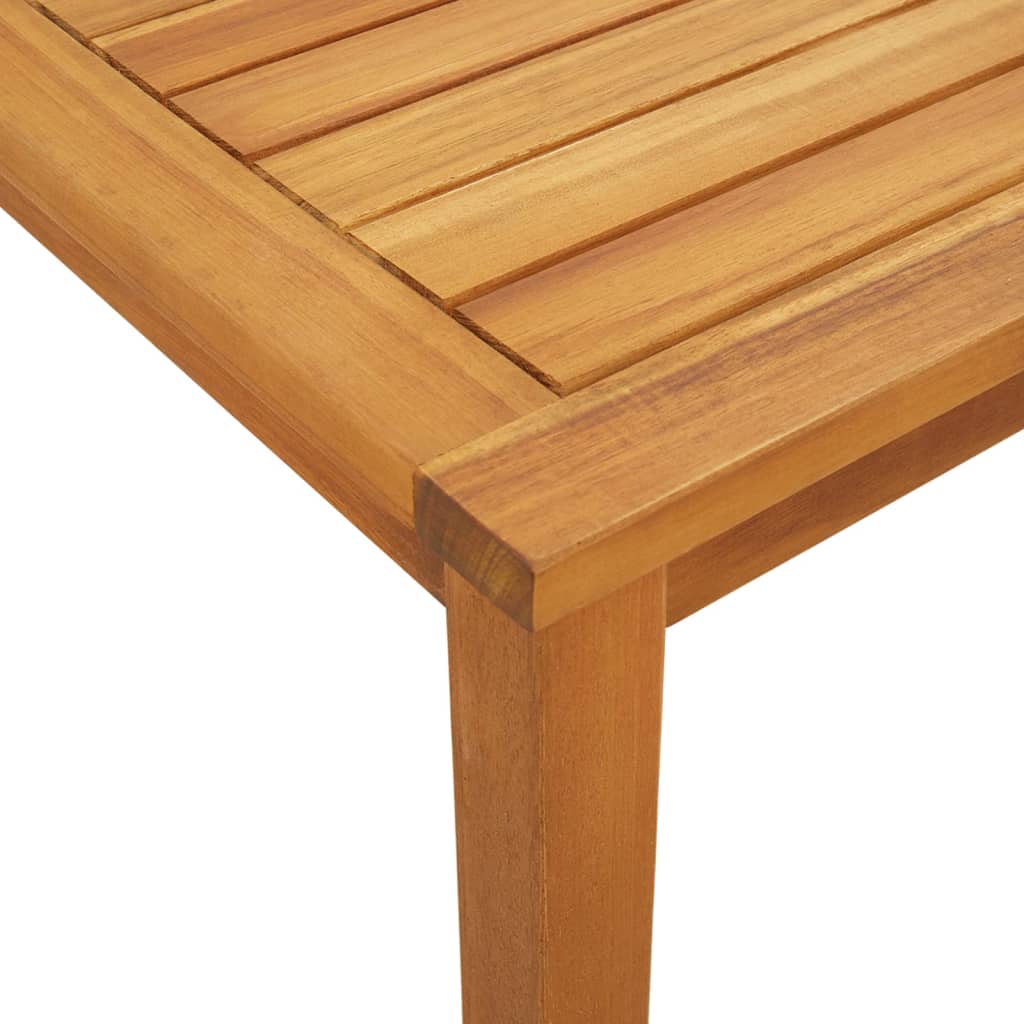 vidaXL Salon de jardin 5 pcs noir résine tressée et bois d'acacia