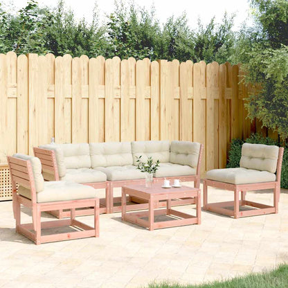 vidaXL Ensemble de canapé de jardin 5 pcs avec coussins Bois de Douglas massif