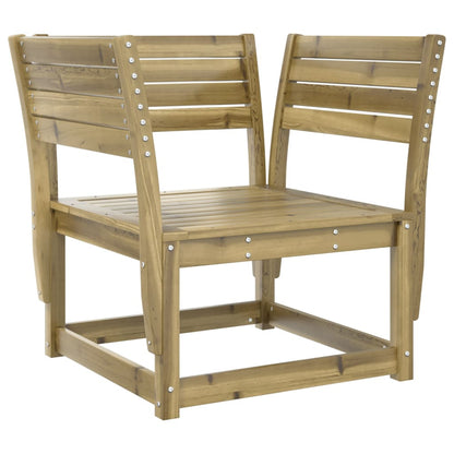 vidaXL Salon de jardin 5 pcs Bois de pin imprégné