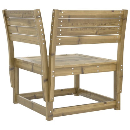 vidaXL Salon de jardin 5 pcs Bois de pin imprégné