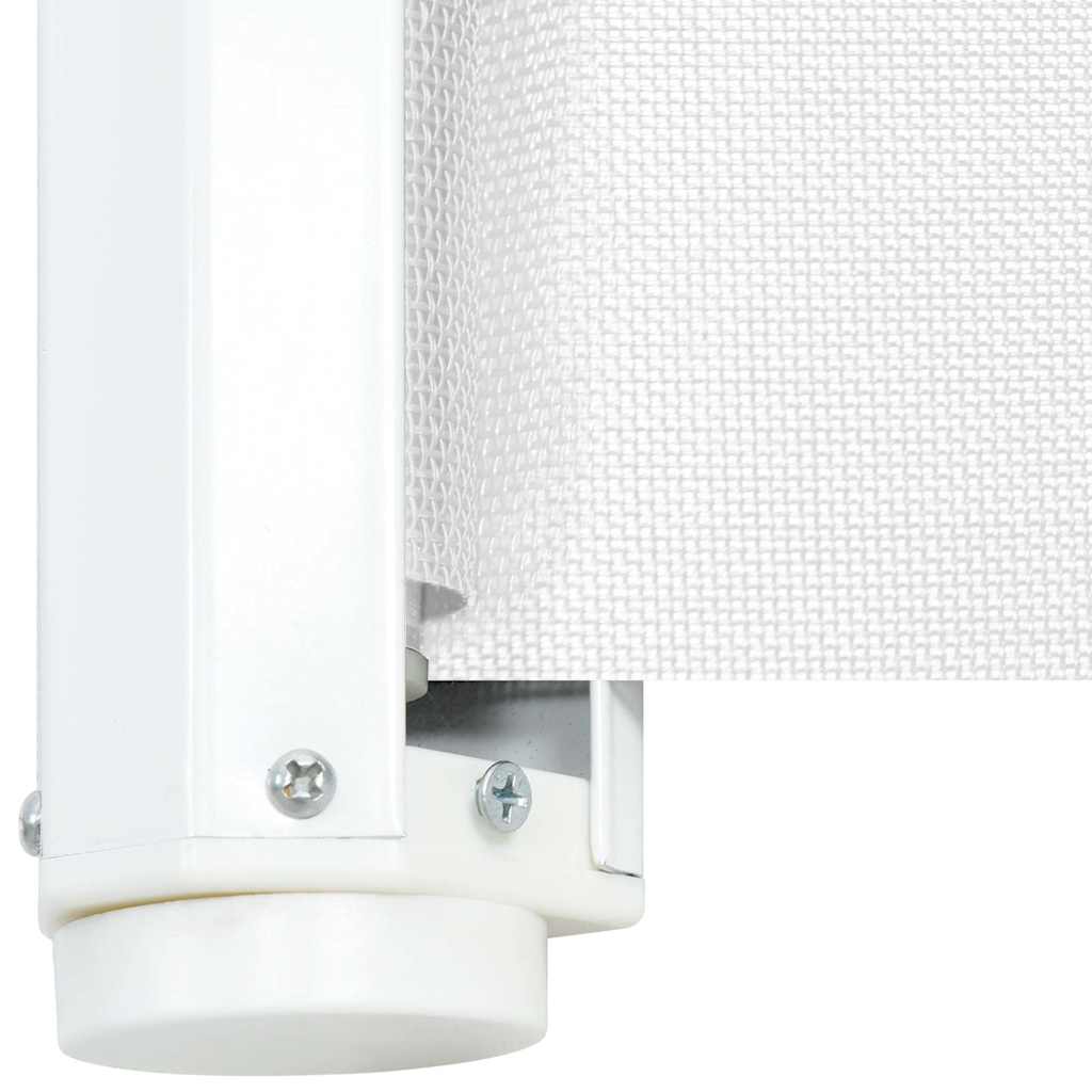 Haustier-Barriere Ausziehbar Weiß 102,5x125 cm