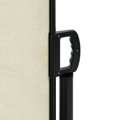 vidaXL Store latéral rétractable crème 100x300 cm