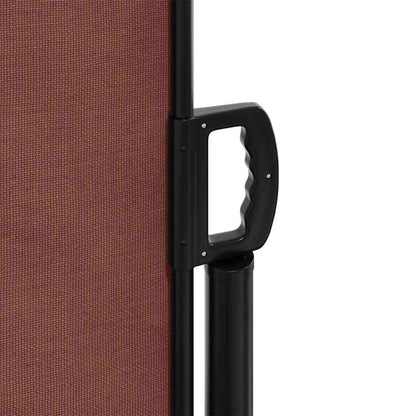 vidaXL Seitenmarkise Ausziehbar Braun 100x300 cm