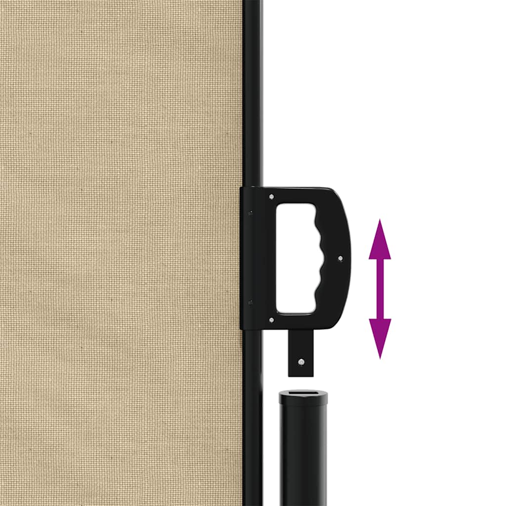 Store latéral extensible vidaXL Beige 100x300 cm