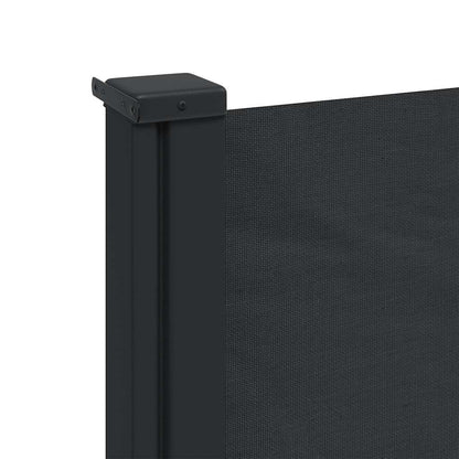 vidaXL Seitenmarkise Ausziehbar Schwarz 117x300 cm
