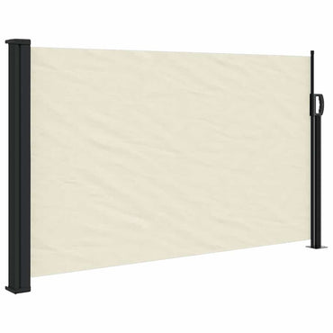 vidaXL Seitenmarkise Ausziehbar Creme 117x300 cm