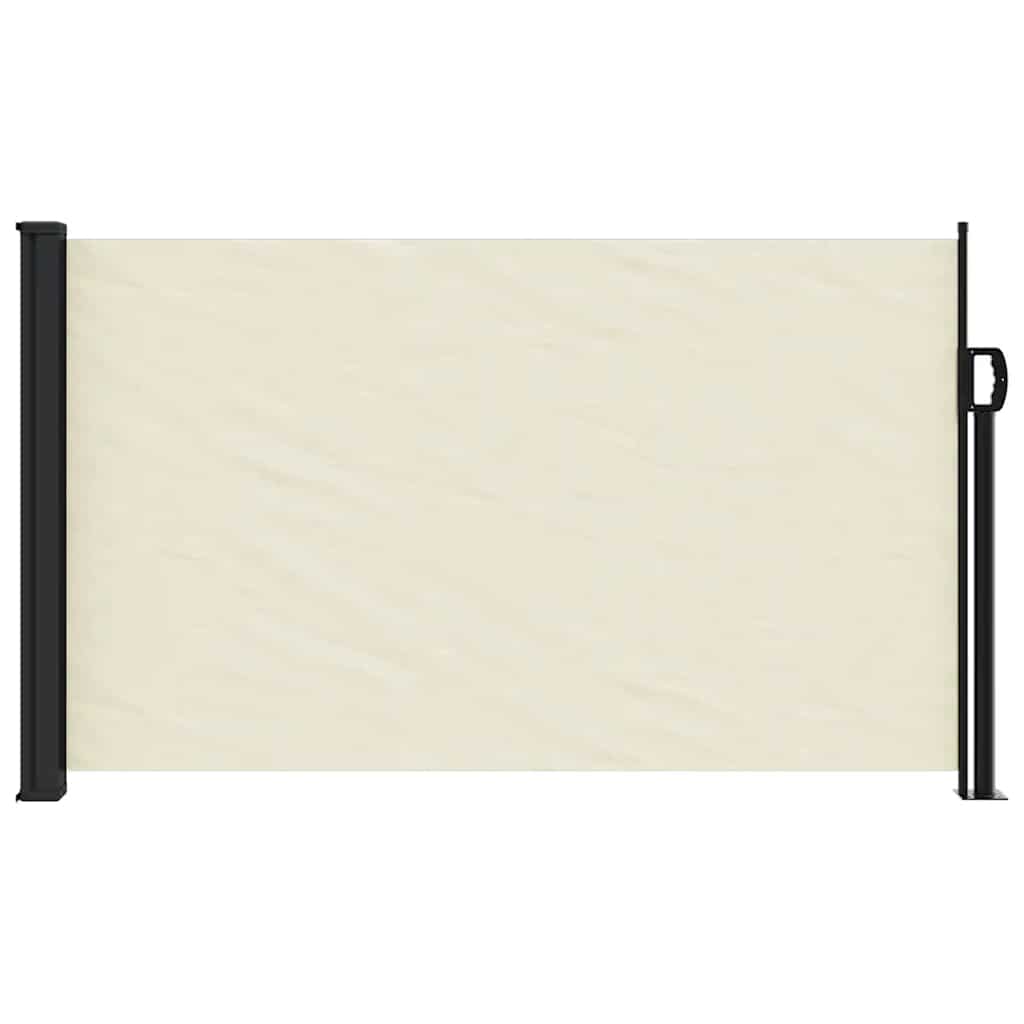 vidaXL Seitenmarkise Ausziehbar Creme 117x300 cm