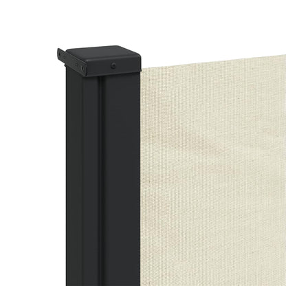 vidaXL Seitenmarkise Ausziehbar Creme 117x300 cm