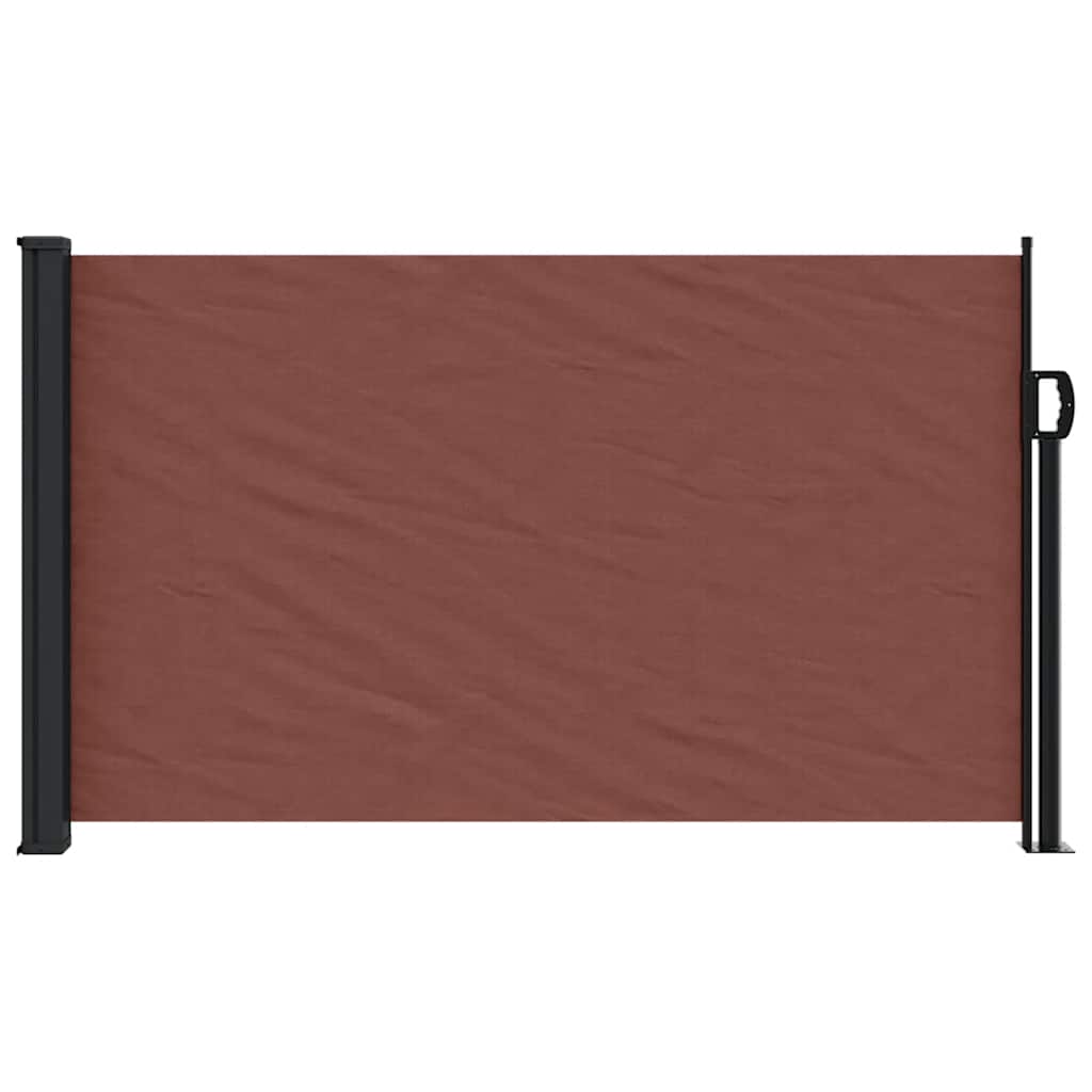 vidaXL Store latéral rétractable Marron 117x300 cm