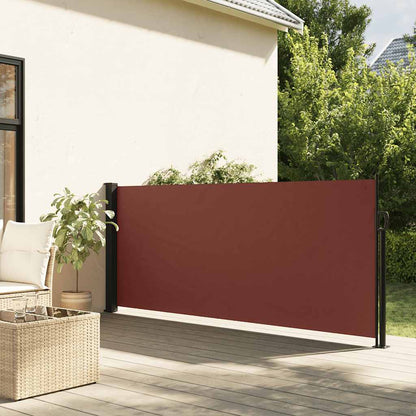 vidaXL Store latéral rétractable Marron 117x300 cm