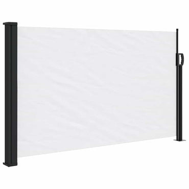vidaXL Seitenmarkise Ausziehbar Weiß 117x300 cm