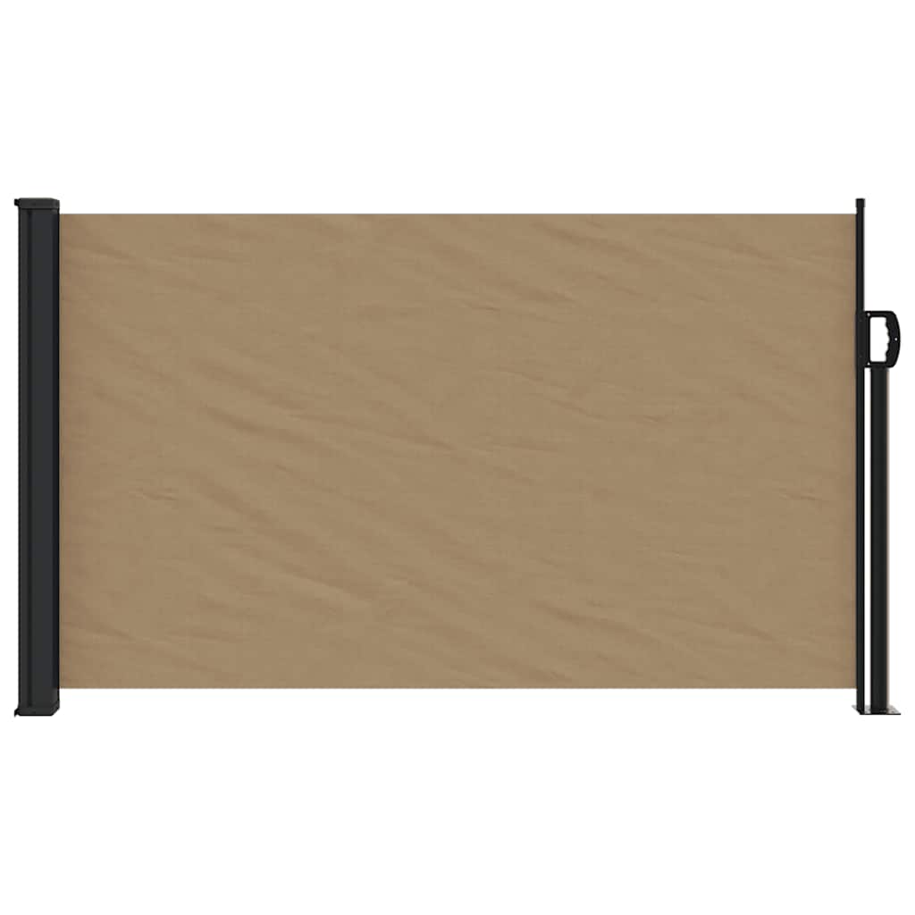 vidaXL Seitenmarkise Ausziehbar Taupe 117x300 cm