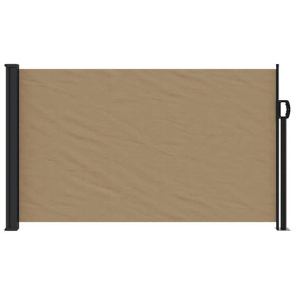 vidaXL Seitenmarkise Ausziehbar Taupe 117x300 cm