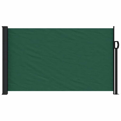 vidaXL Seitenmarkise Ausziehbar Dunkelgrün 117x300 cm