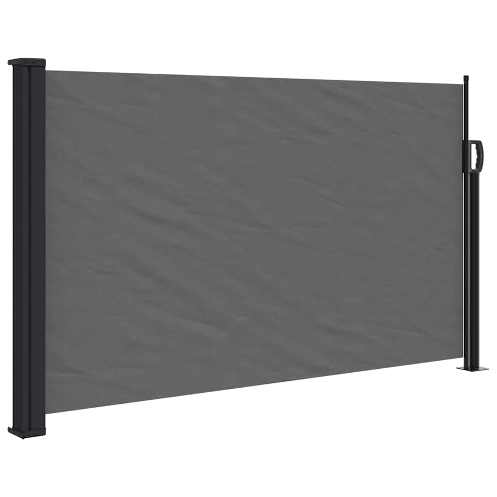 vidaXL Store latéral extensible anthracite 117x300 cm