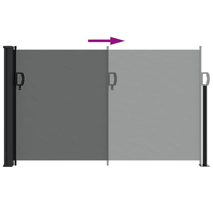 vidaXL Store latéral extensible anthracite 117x300 cm