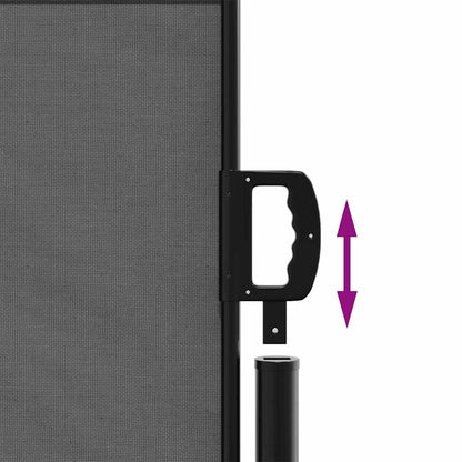 vidaXL Store latéral extensible anthracite 117x300 cm