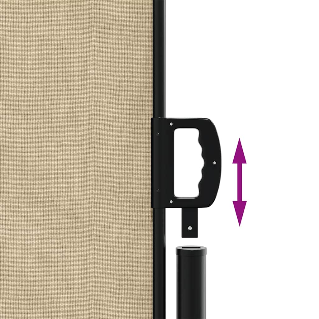 Store latéral vidaXL rétractable Beige 170x300 cm