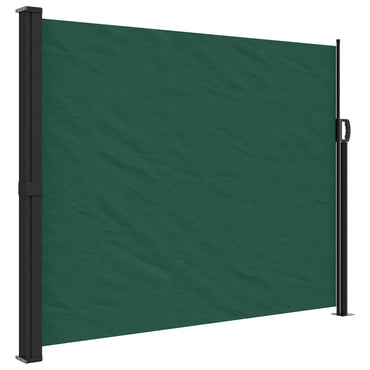 vidaXL Store latéral rétractable vert foncé 170x300 cm