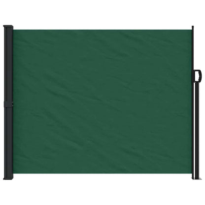 vidaXL Seitenmarkise Ausziehbar Dunkelgrün 170x300 cm