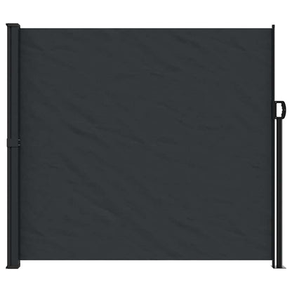 vidaXL Seitenmarkise Ausziehbar Schwarz 180x300 cm