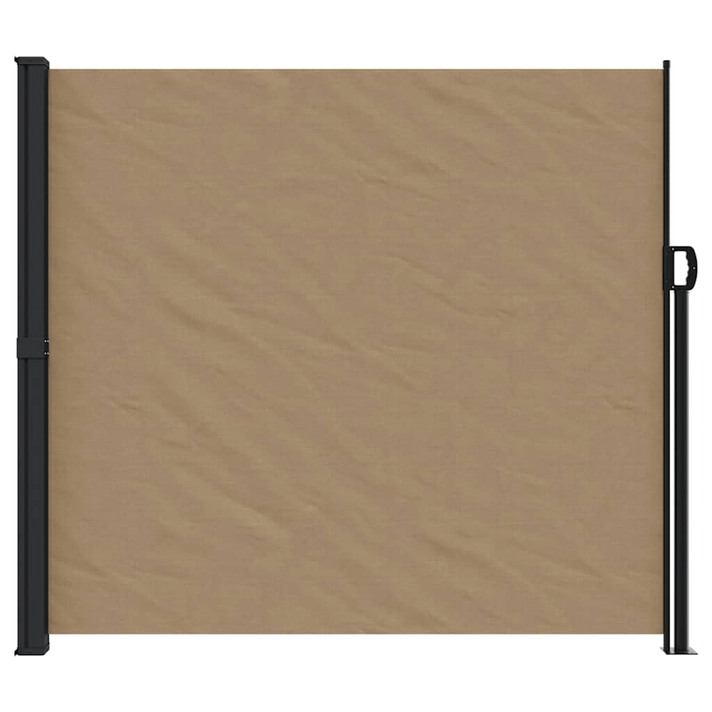 vidaXL Seitenmarkise Ausziehbar Taupe 180x300 cm