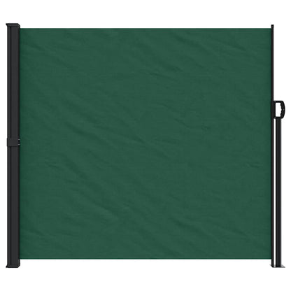 vidaXL Seitenmarkise Ausziehbar Dunkelgrün 180x300 cm