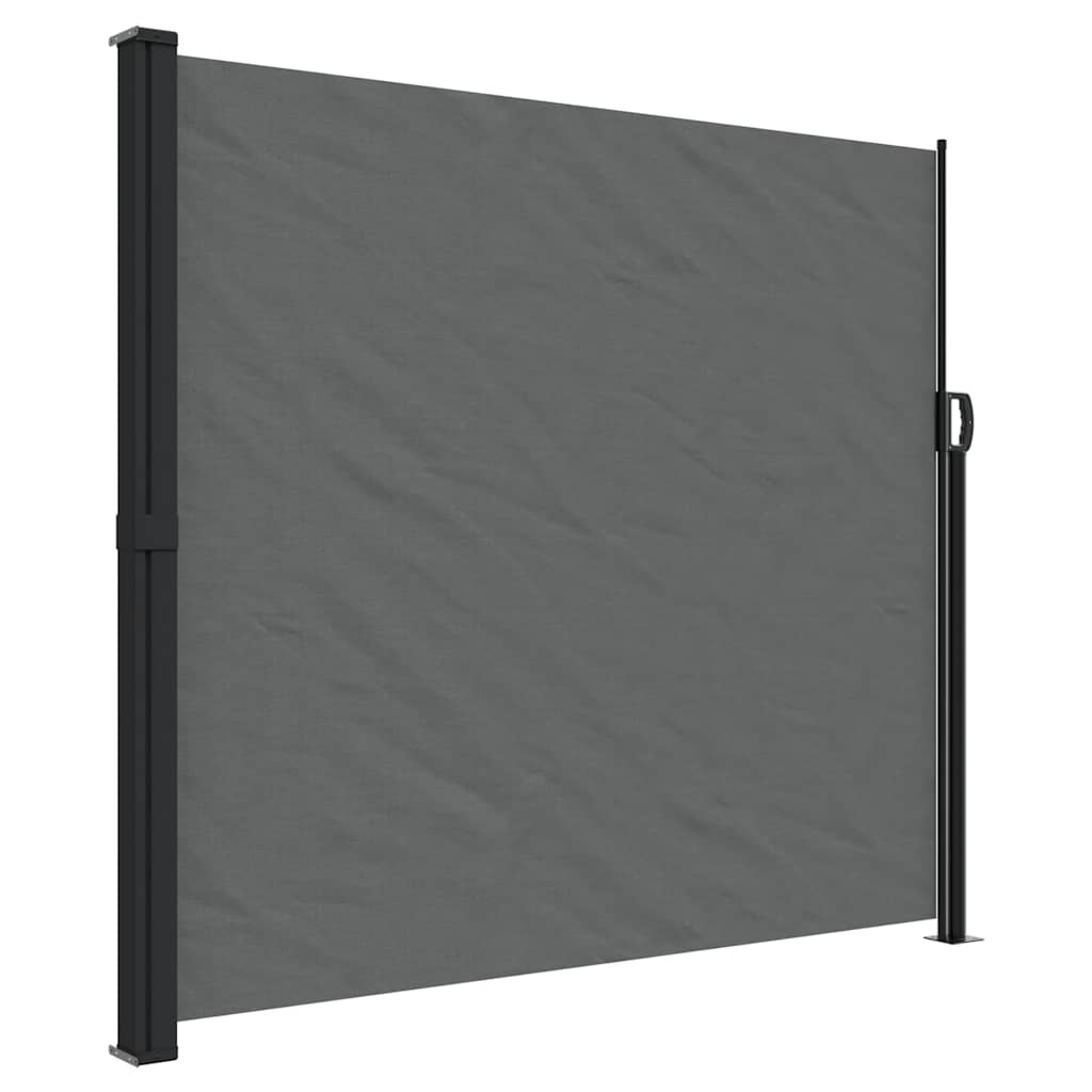 vidaXL Ausziehbare Seitenmarkise Anthrazit 180x300 cm