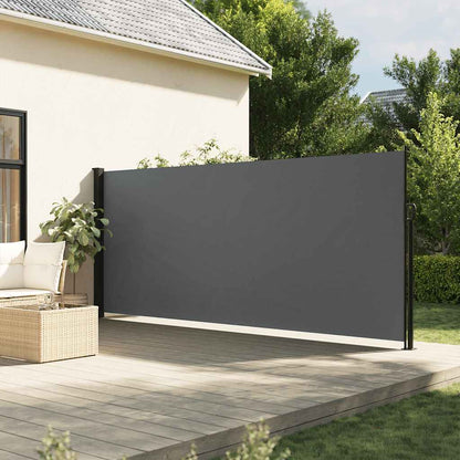 vidaXL Ausziehbare Seitenmarkise Anthrazit 180x300 cm