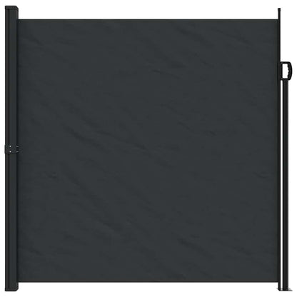 vidaXL Seitenmarkise Ausziehbar Schwarz 200x300 cm