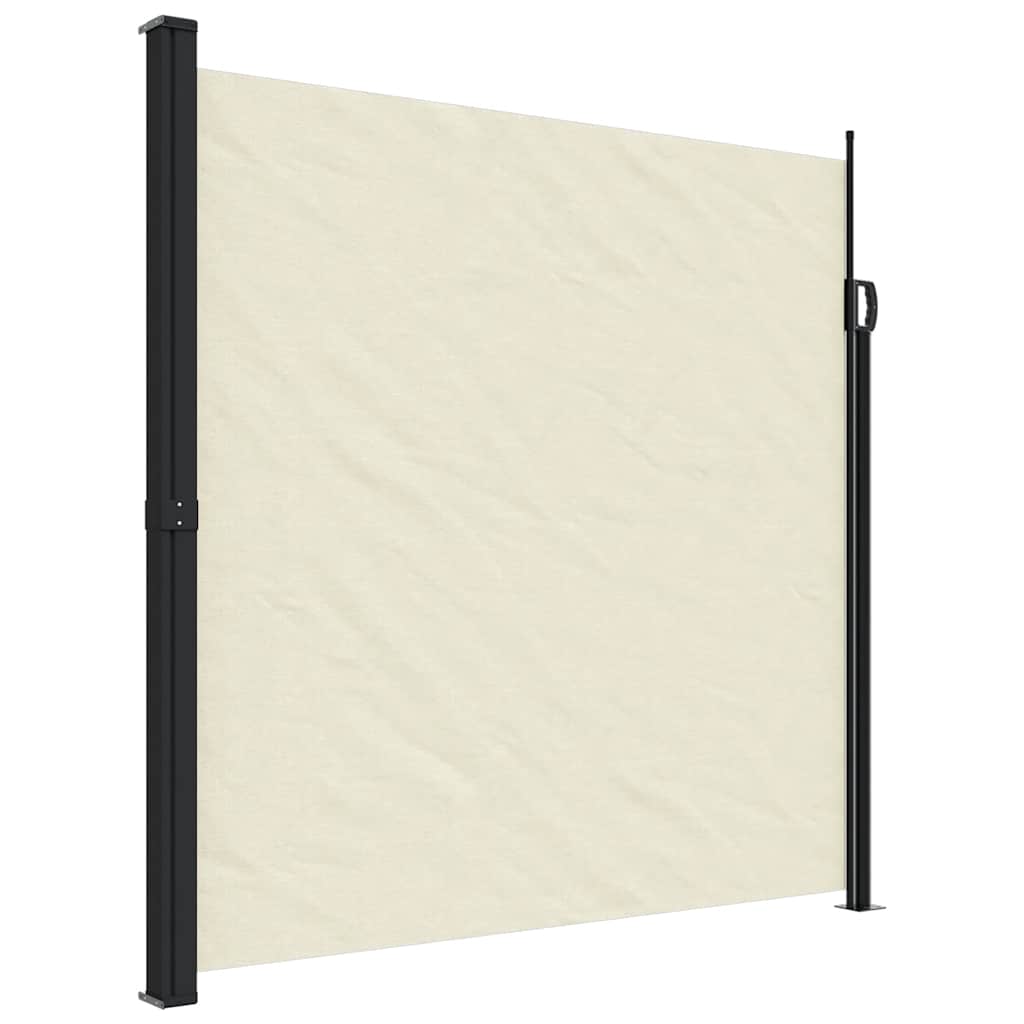 vidaXL Seitenmarkise Ausziehbar Creme 200x300 cm