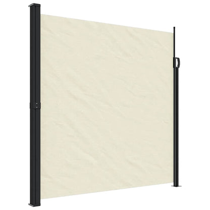 vidaXL Seitenmarkise Ausziehbar Creme 200x300 cm