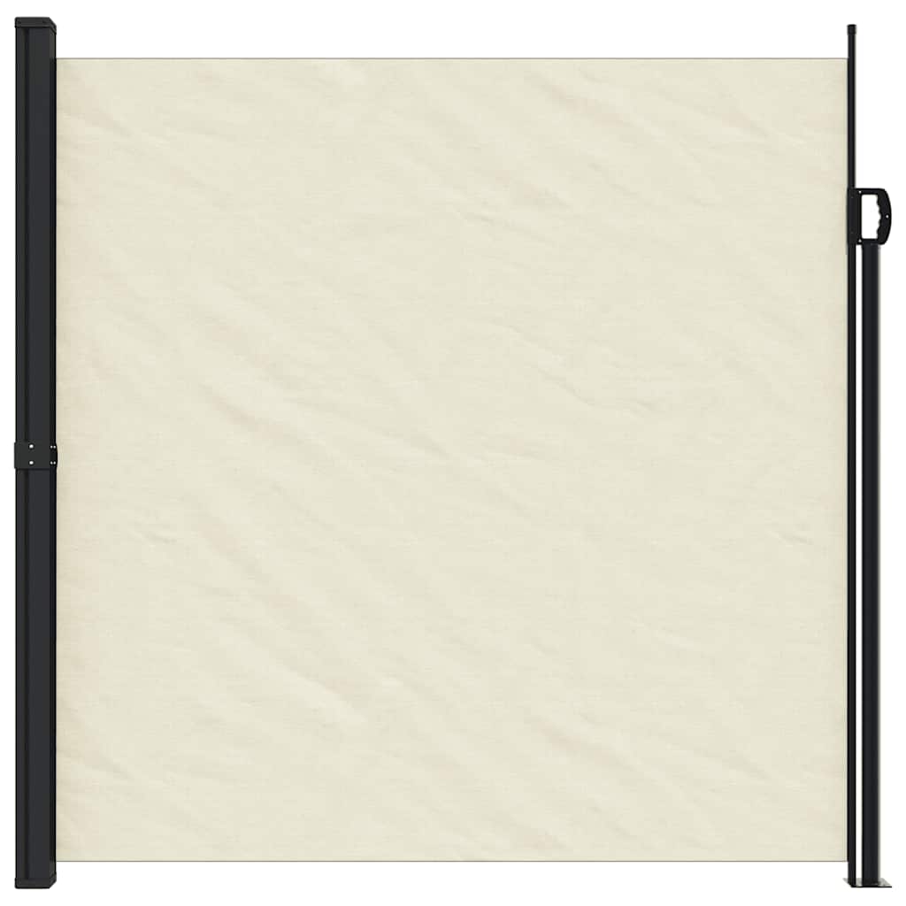 vidaXL Seitenmarkise Ausziehbar Creme 200x300 cm