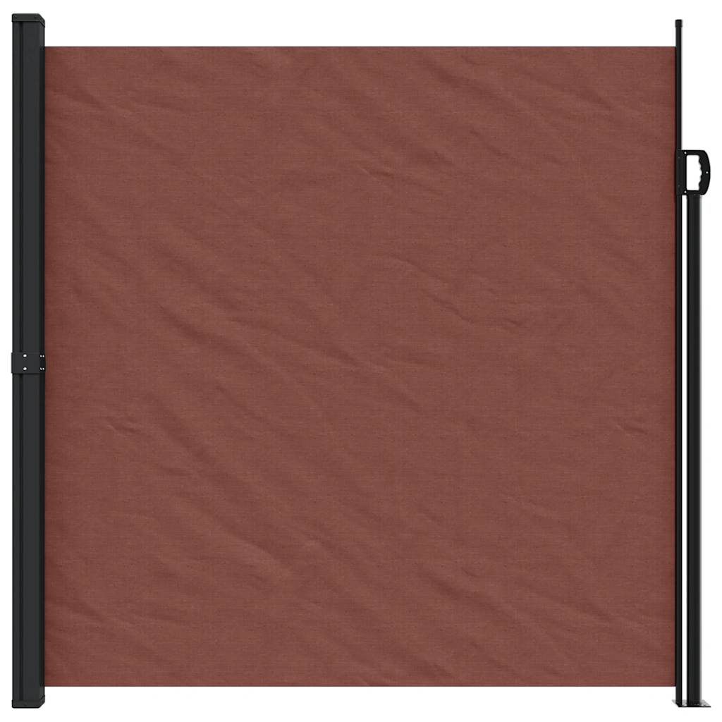 vidaXL Seitenmarkise Ausziehbar Braun 200x300 cm