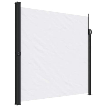 vidaXL Seitenmarkise Ausziehbar Weiß 200x300 cm
