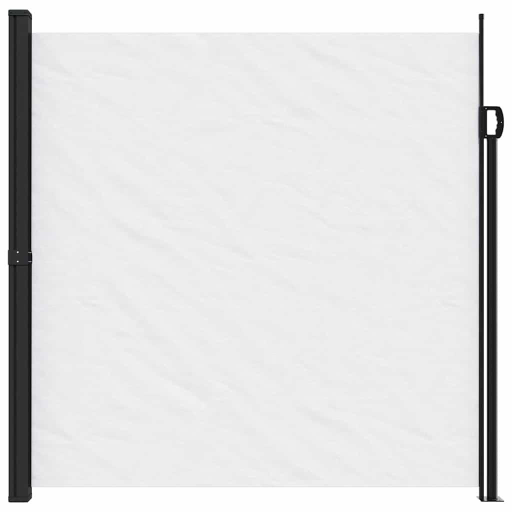 vidaXL Seitenmarkise Ausziehbar Weiß 200x300 cm