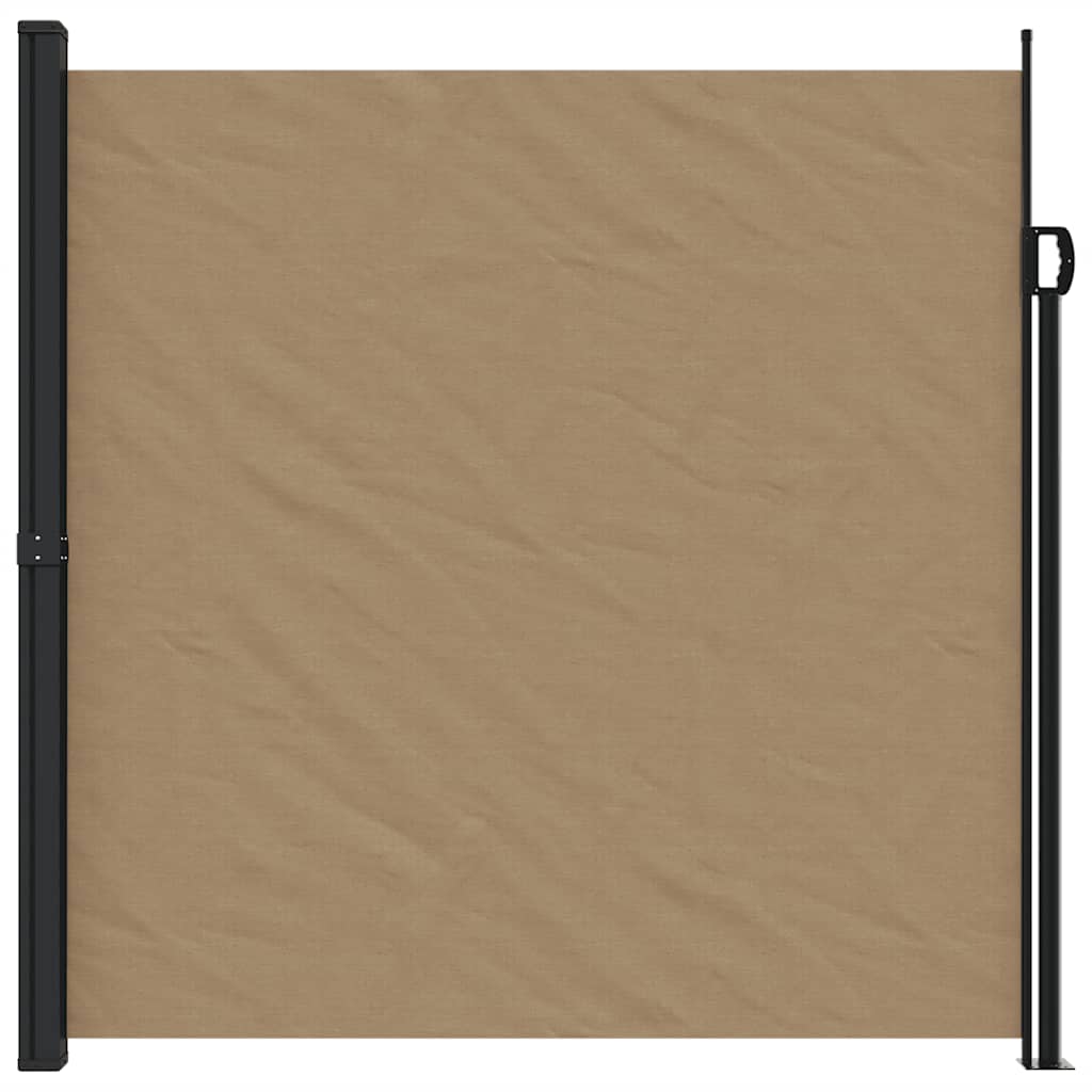 vidaXL Store latéral Rétractable Taupe 200x300 cm