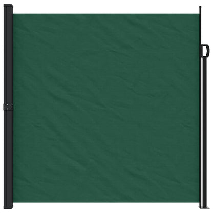 vidaXL Seitenmarkise Ausziehbar Dunkelgrün 200x300 cm