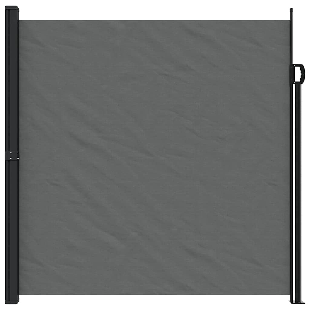vidaXL Ausziehbare Seitenmarkise Anthrazit 200x300 cm