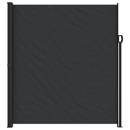 vidaXL Seitenmarkise Ausziehbar Schwarz 220x300 cm