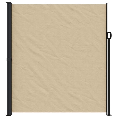 vidaXL Seitenmarkise Ausziehbar Beige 220x300 cm