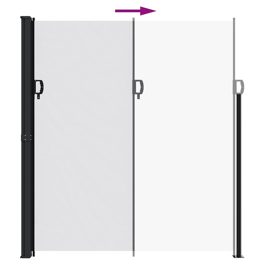 vidaXL Store latéral rétractable Blanc 220x300 cm