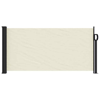 vidaXL Seitenmarkise Ausziehbar Creme 100x500 cm